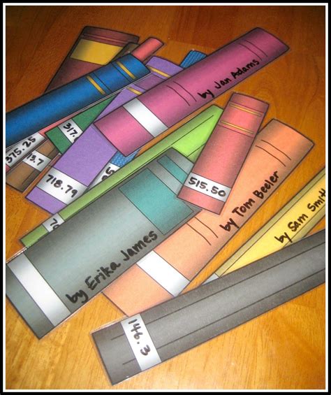 Printable Book Spines